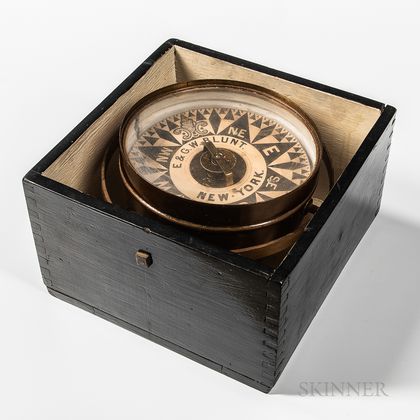 E & G.W. Blunt Dry Card Compass