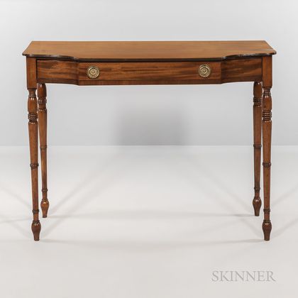 Regency-style Mahogany Side Table