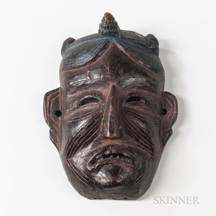 Himalayan Wood Mask, Monpa 