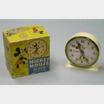 Ingersoll/Walt Disney Productions Mickey Mouse Alarm Clock