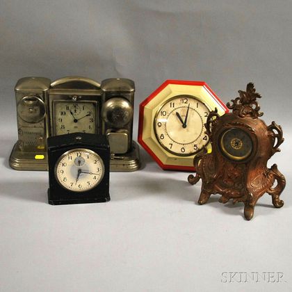 Four Lever-escapement Clocks
