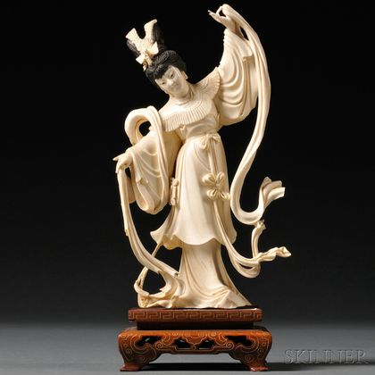 Ivory Carving of a Dancing Woman