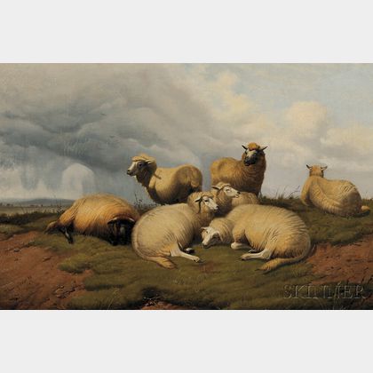 Thomas Sidney Cooper (British, 1803-1902) Sheep at Rest