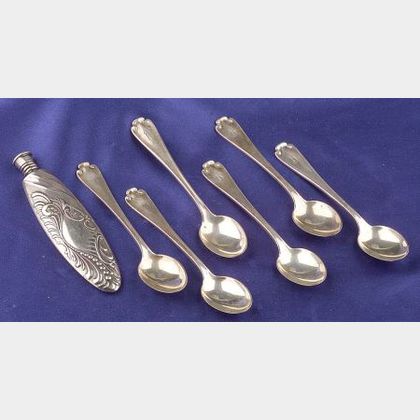 Set of Six Sterling Silver Demitasse Spoons, Tiffany & Co.