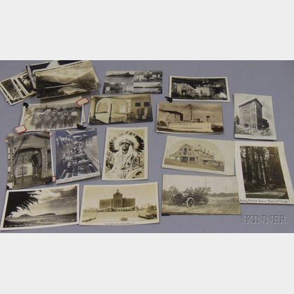 Approximately Sixty-three Early 20th Century Mostly Photographic Postcards