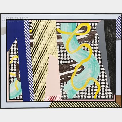 Roy Lichtenstein (American, 1923-1997) Reflections on Brushstrokes
