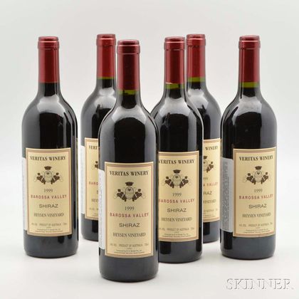 Veritas Winery Heysen Vineyard Shiraz 1999, 6 bottles 