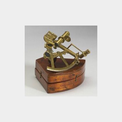 Miniature Brass Sextant by Ramsden
