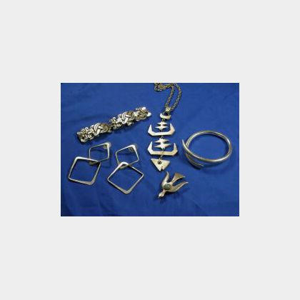 Group of Mexican Sterling Silver Jewelry