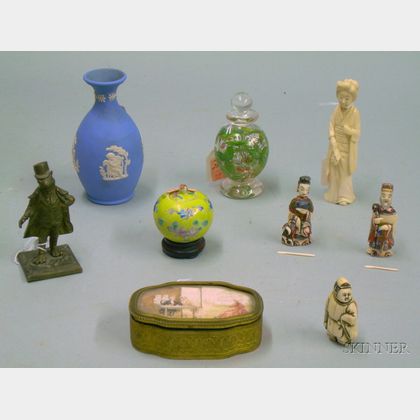 Nine Assorted Small Decorative and Collectible Items