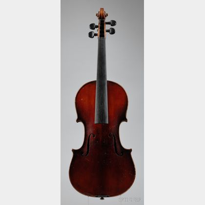 German Violin, Possibly Neuner Workshop, Mittenwald, c. 1900