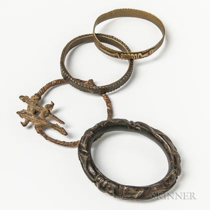 Four Bronze Bracelets