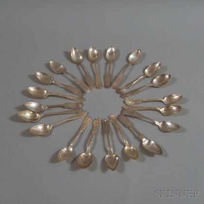 Small Collection of Silver Teaspoons