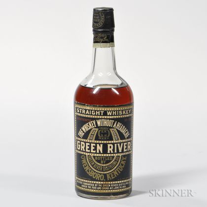 Green River Bourbon, 1 quart bottle 