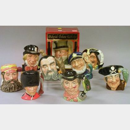 Six Small Royal Doulton Porcelain Dickens Figures