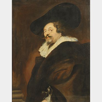 After Peter Paul Rubens (Flemish, 1577-1640) Self Portrait