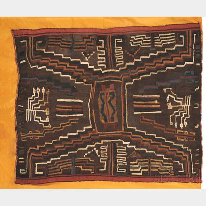Pre-Columbian Multicolored Textile Panel