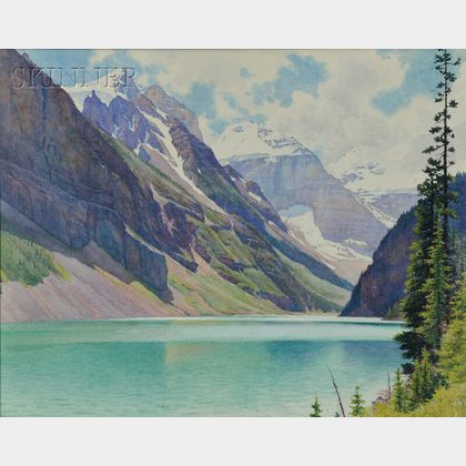 Harold Broadfield Warren (American, 1859 -1934) Mountain Lake