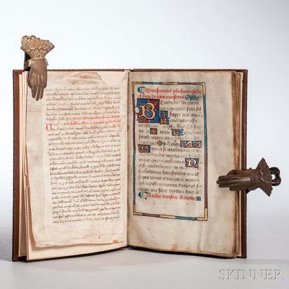 French Vernacular Prayerbook, Manuscript on Parchment, 15th Century.