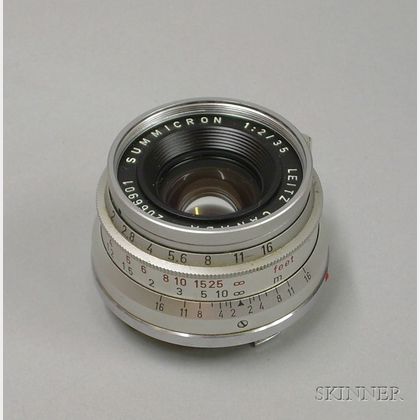 Leitz (Canada) Summicron f/2 35mm Lens No. 2066901