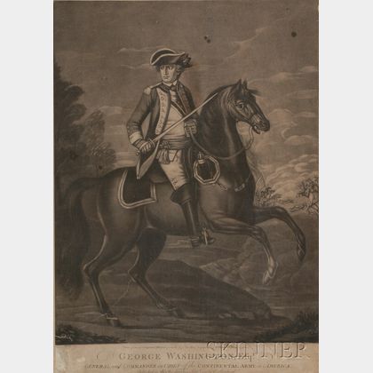 Two Portrait Prints of George Washington