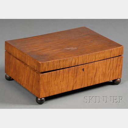 Tiger Maple Sewing Box