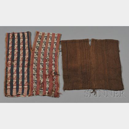 Two Pre-Columbian Textile Tunics