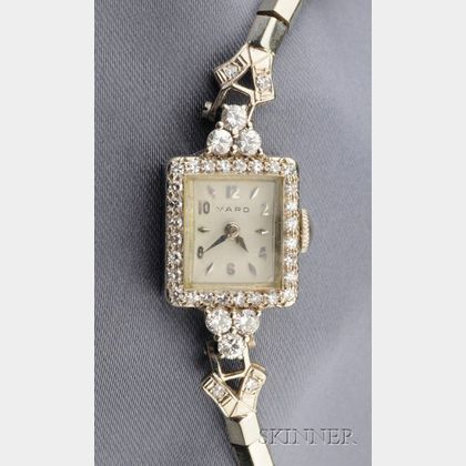 Lady's Diamond Wristwatch, Raymond Yard