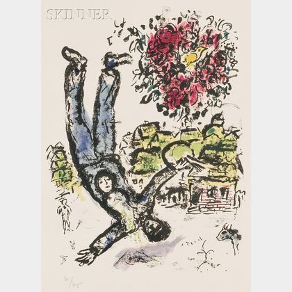 Marc Chagall (Russian/French, 1887-1985) Le bouquet de l'artiste