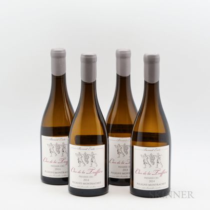 Benoit Ente Puligny Montrachet Clos de la Truffiere 2014, 4 bottles 