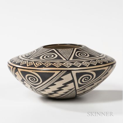 Contemporary Southwest Pottery Bowl