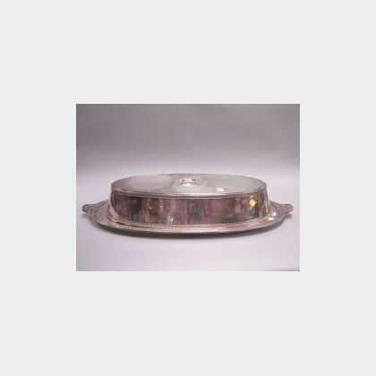 Gorham Silver Plated Covered Fish Serving Dish. 