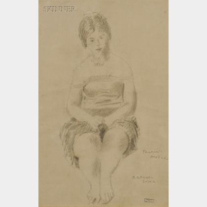 Raphael Soyer (American, 1899-1987) Lot of Five Female Studies
