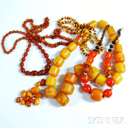 Group of Amber Jewelry