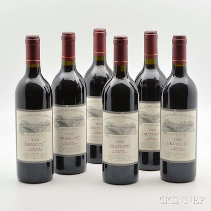 Burge Family Winemakers Draycott Shiraz Premium 2000, 6 bottles 