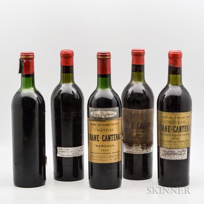 Chateau Brane Cantenac, 5 bottles 