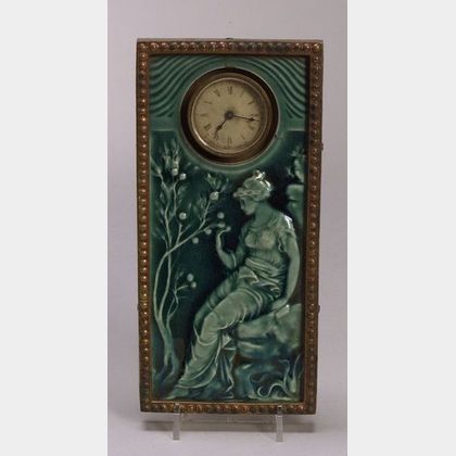 Art Nouveau Tile Timepiece
