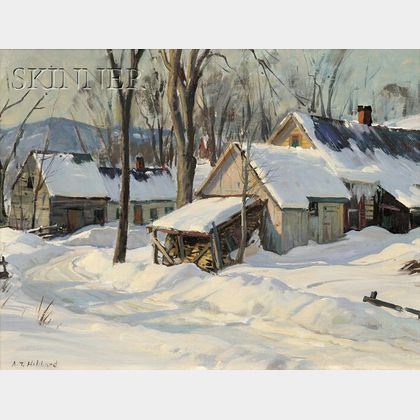 Aldro Thompson Hibbard (American, 1886-1972) Winter Farm