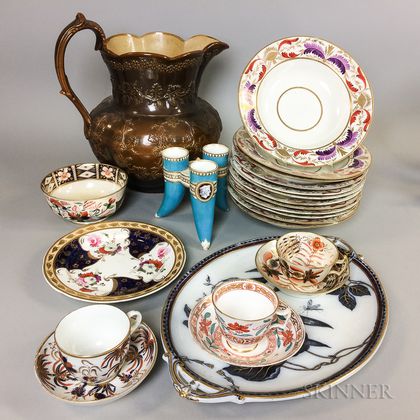 Twenty-three Pieces of English Ceramic Tableware