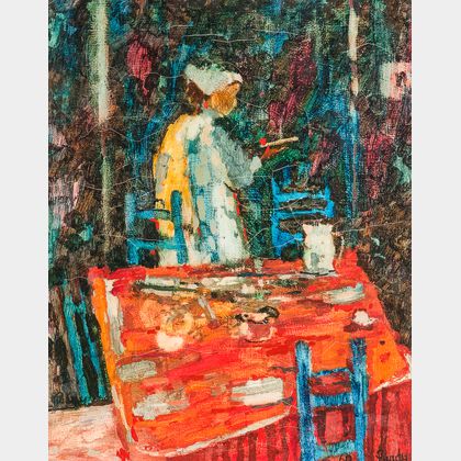 After Donald Roy Purdy (American, b. 1924) Clearing the Table