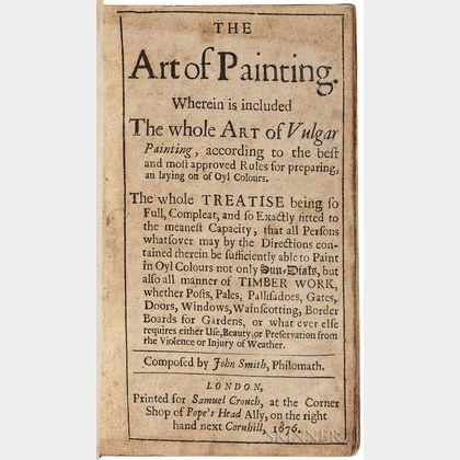Smith, John (b. 1648?) The Art of Painting.