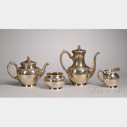 Assembled Four-Piece Sterling Silver Service