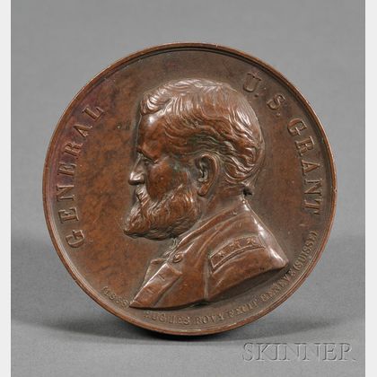 Copper Swiss U.S. Grant Tribute Medal