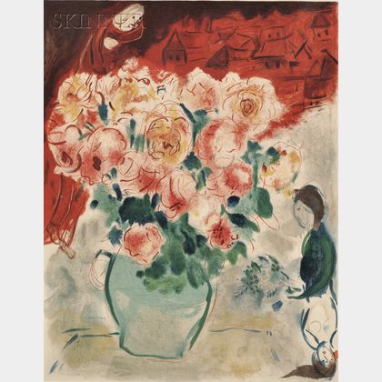 After Marc Chagall (French/Russian, 1887-1985) Le Bouquet