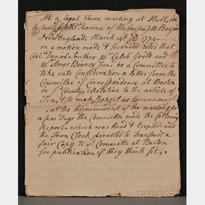 (Colonial America, Massachusetts, Stamp Act)