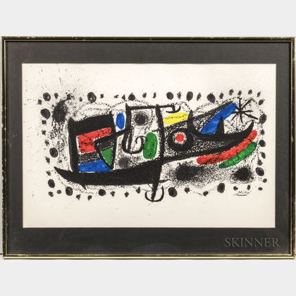 After Joan Miró (Spanish, 1893-1983) Star Scene