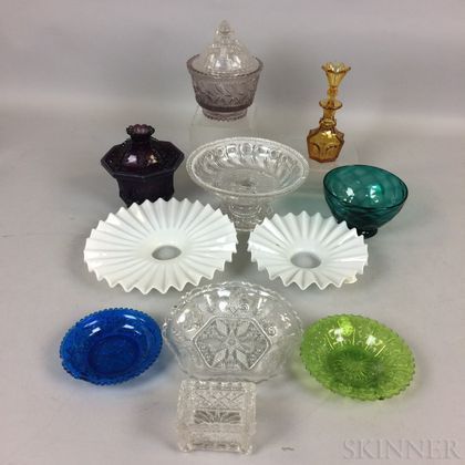 Eleven Pieces of American Glass