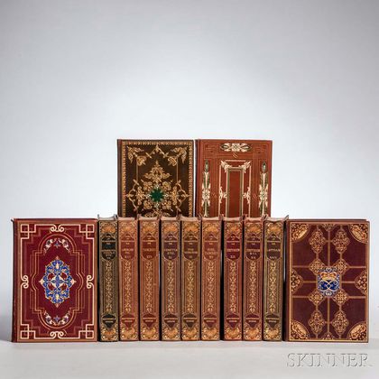 Decorative Bindings, Approximately Seventy-four Volumes.