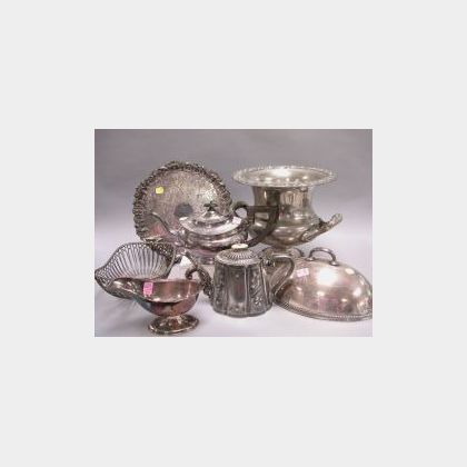 Group of Georgian-style Silver Plated Tableware. 