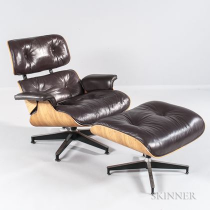 Charles and Ray Eames Lounge Chair and Ottoman 